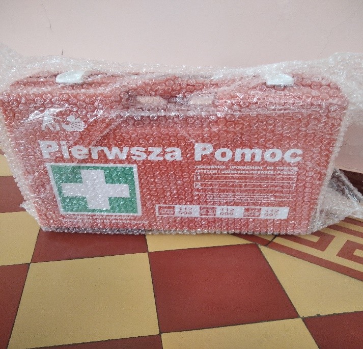 31.03.2022р. КНП КМР «Конотопська міська лікарня» отримала набір для надання першої допомоги постраждалим